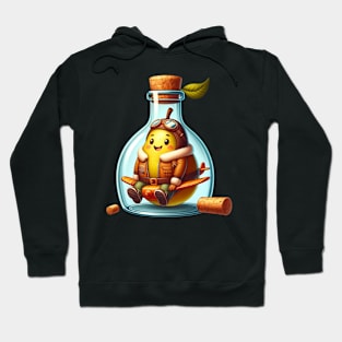 Aviator Pear - The Daring Fruit Flyer in a Bottle Hoodie